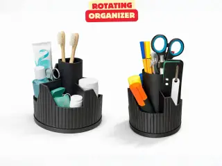 ROTATING MULTIPURPOSE ORGANIZER