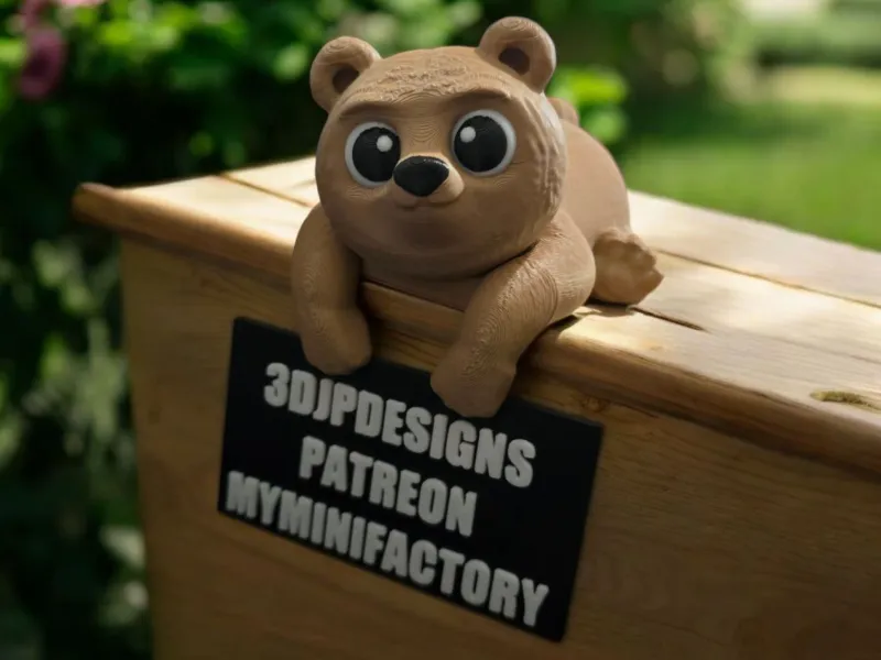 Shelf Sign Holder Bear