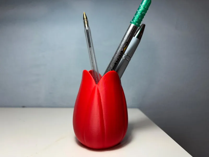 Suporte para Canetas em Formato de Tulipa