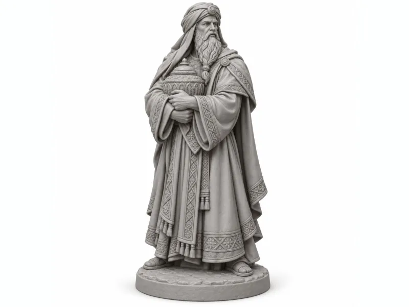 Wise Man with Myrrh - Nativity scene