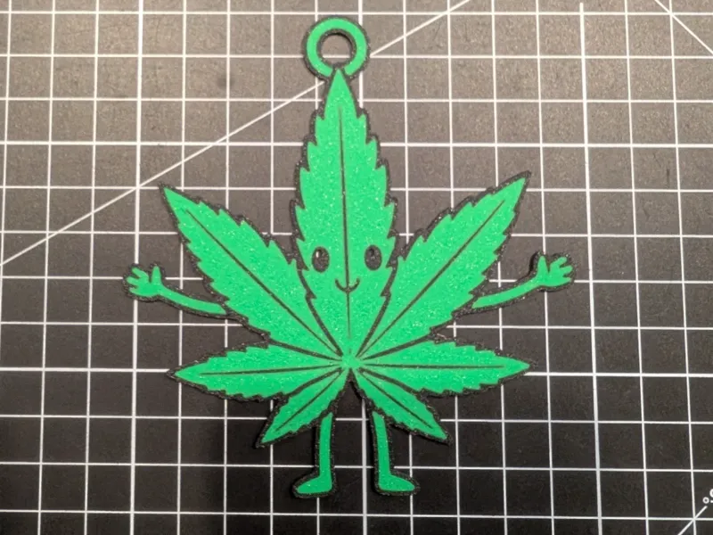 Weedbuddy Ganjabuddy Keychain Christmastreehanger