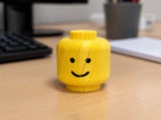 Twisty LEGO head fidget