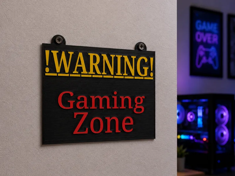 Gaming door sign/Gaming Tür Schild