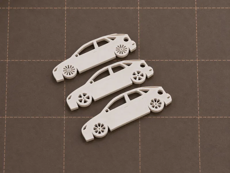 Ford Focus mk2 5 พวงกุญแจลายล้อ
