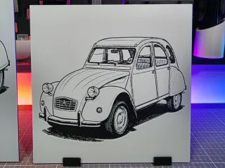 Citroën 2CV - Hueforge - 3 Colors