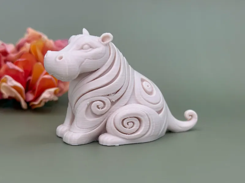 Stylised hippo