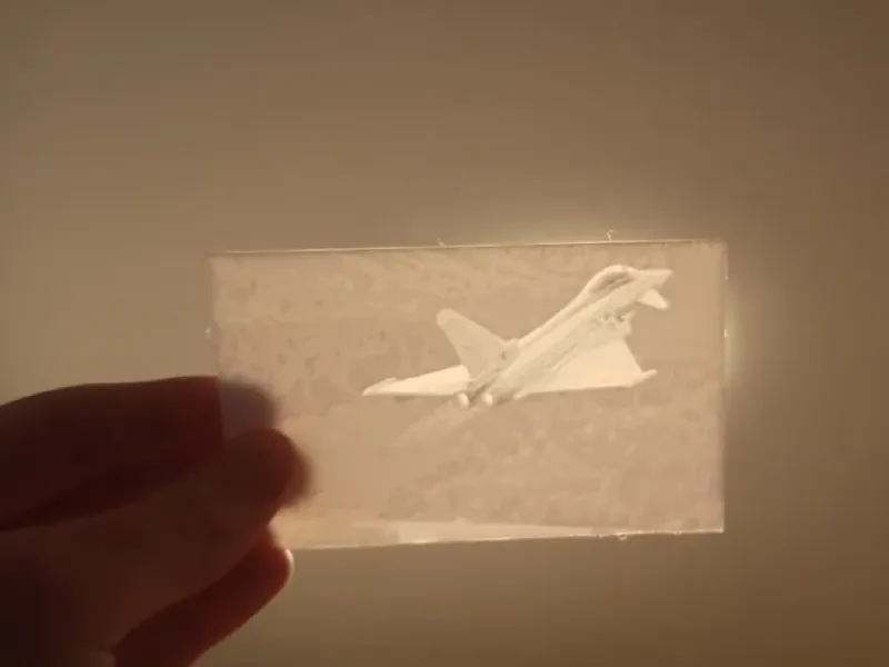 Eurofighter Typhoon 2000 lithophane