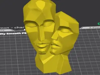 Faces Sculpture