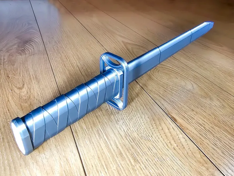 Mini espada katana ninja (Impressão no local)