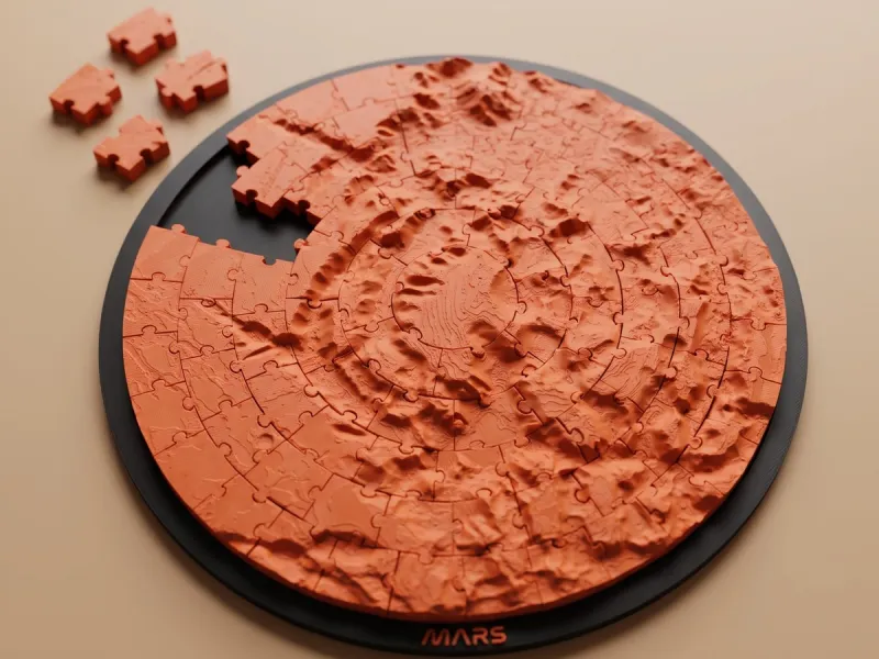 Mars surface jigsaw puzzle | 91 pieces