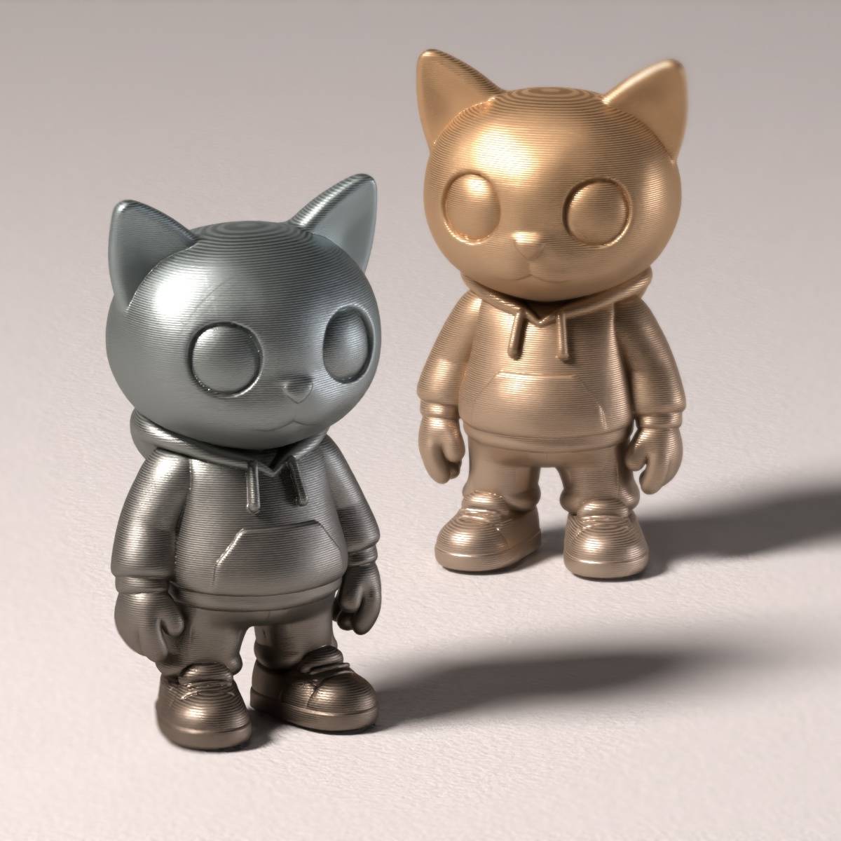 Urban cat figurine