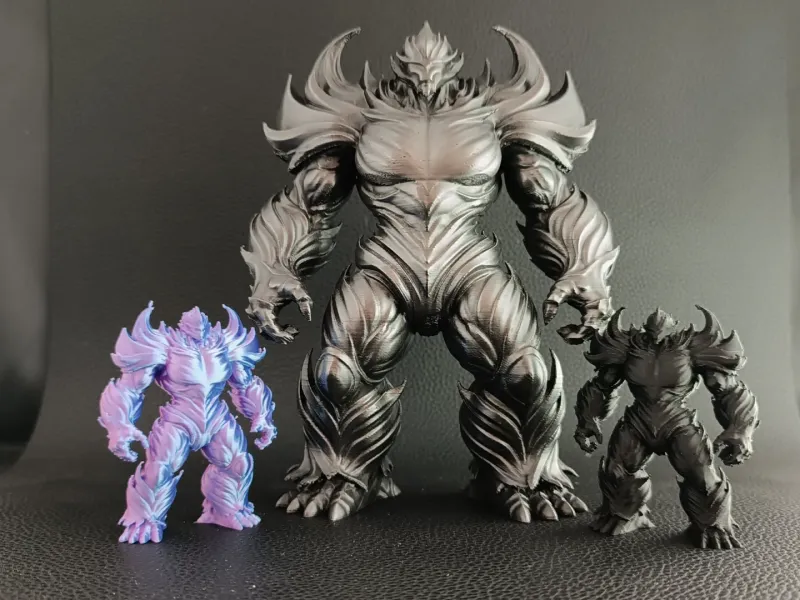 DnD Adamantine Golem – Epic Fantasy RPG Miniature