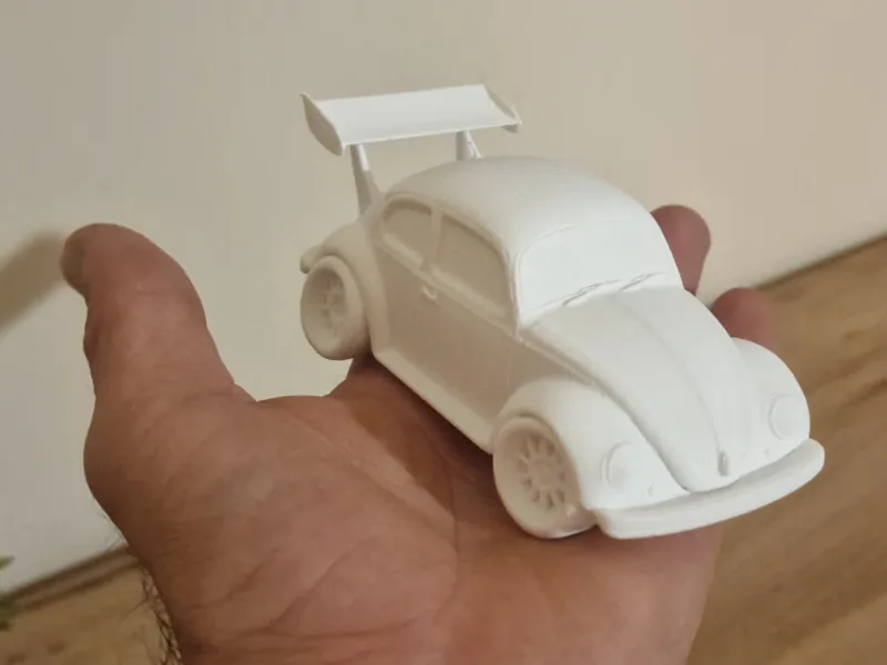 Beetle Classic Car with Racing Modifications