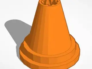 Adapter for making churros.