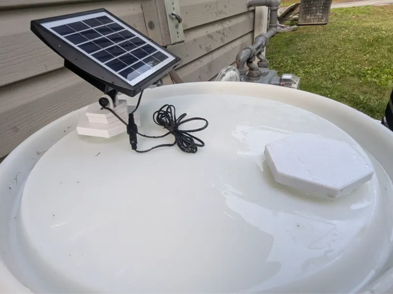 30 Gallon Poly Barrel Bung Solar Drip Irrigation Pump