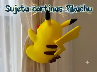 Sujetacortinas de Pikachu