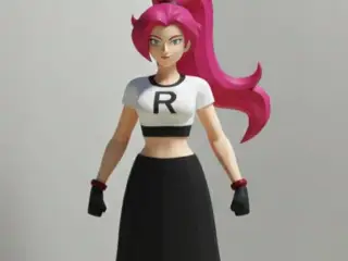 Jesse (pokemon) - low poly