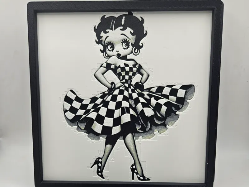 BETTY BOOP 3 AVEC COULEURS