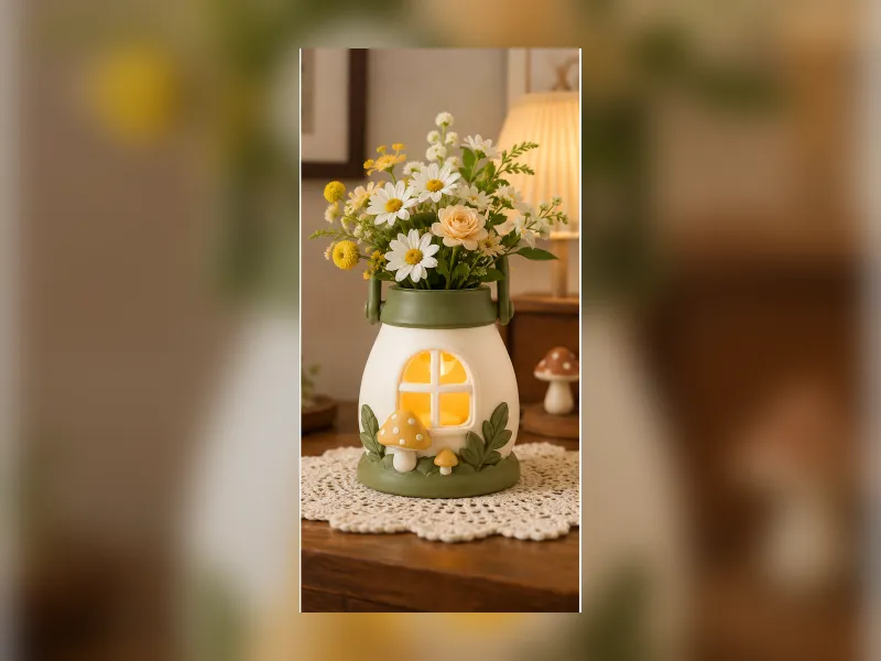 Wazon雕花月亮展示花瓶