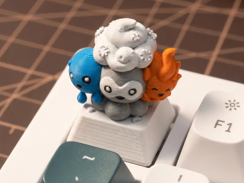 Castform – Touche de clavier mécanique Pokémon