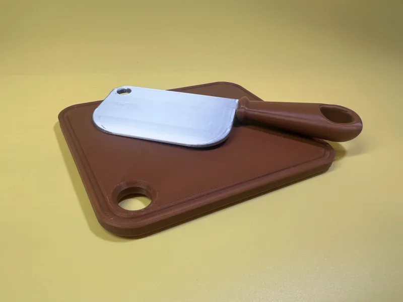 Cuchillo + Tabla de cortar