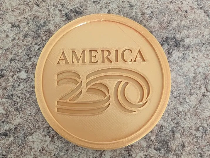 America 250 Semiquincentennial  1776-2026 Coaster
