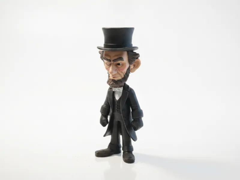 Abraham Lincoln Figurine Historical 3D Printable