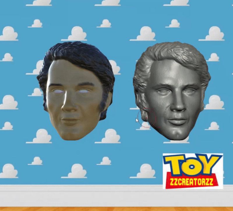 cabeza ELVIS