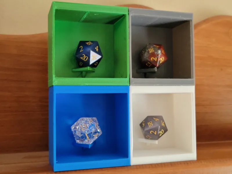 DND D20 Dobbelsteen Display