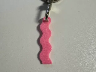 Ocean Wave Keychain