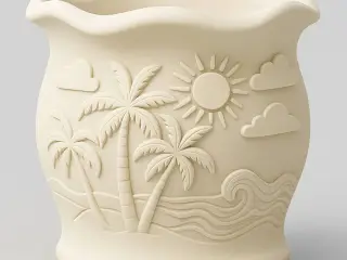 Modern Beach Pot