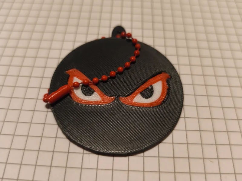 Devil Eyes Keychain