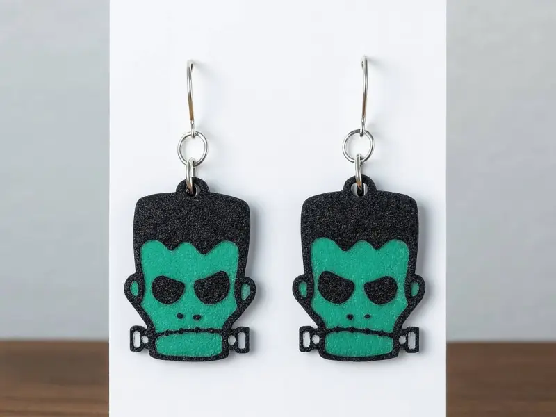 Frankenstein Halloween Earrings!