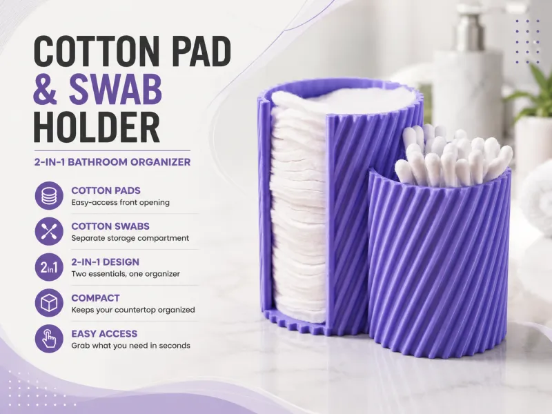 Cotton Pad & Swab Holder