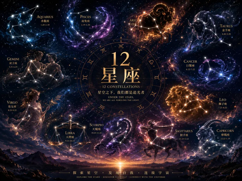 Constellation - Luminous Star Bedroom Decoration