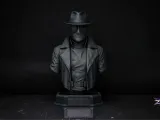 Spider-Noir Bust STL Marvel 3D Print Sculpture  Model-0