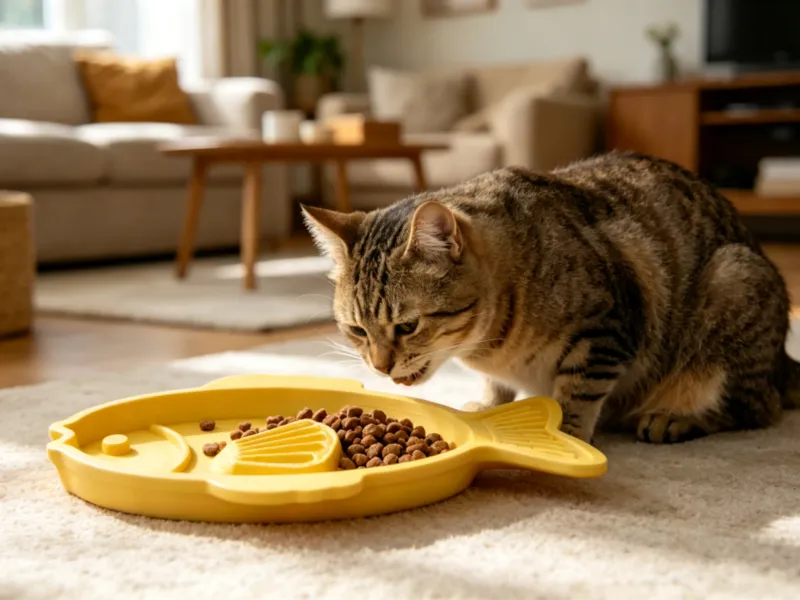 Piatto slow feed per gatti