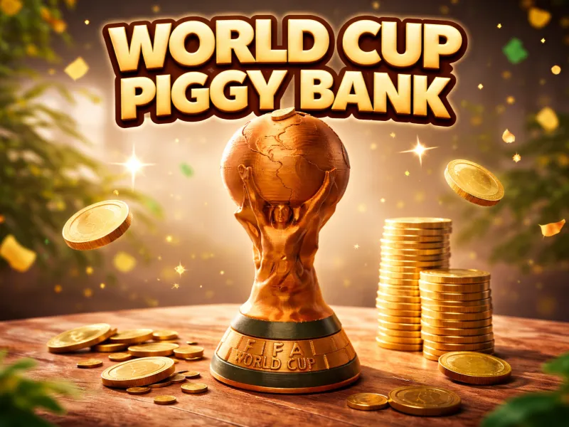 world cup piggy bank
