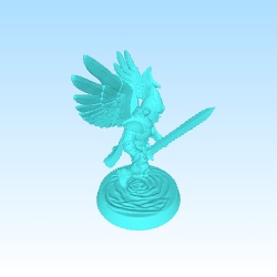 Space elf eagle with laspistol and energetic sword-0