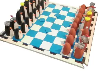 Penguin Chess Set