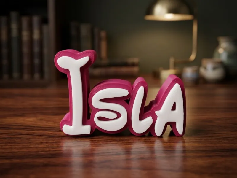 Isla Disney Namensdekoration