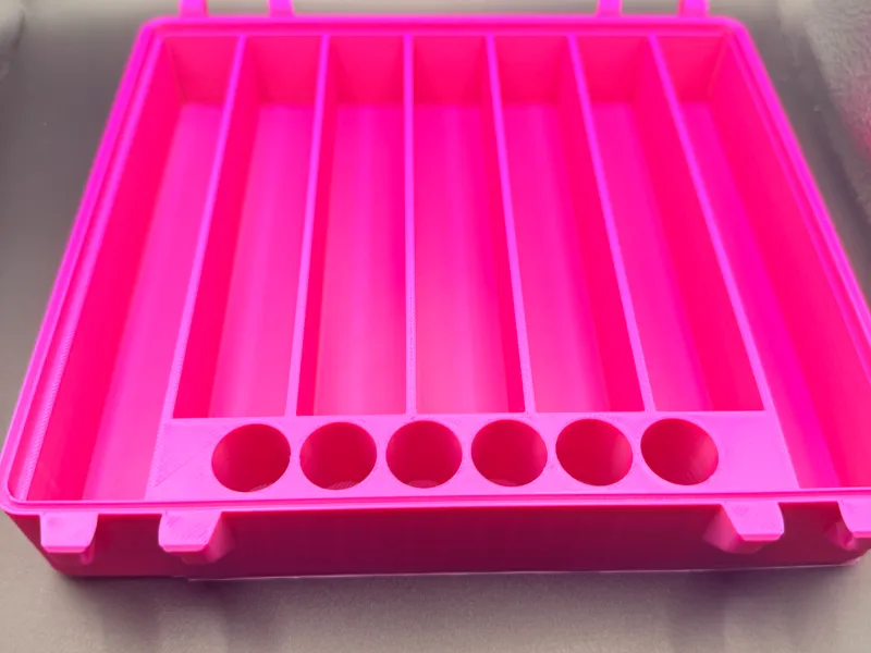 Prefilled 7 day peptide storage case w 3mL vials