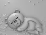 the bear is sleeping-0