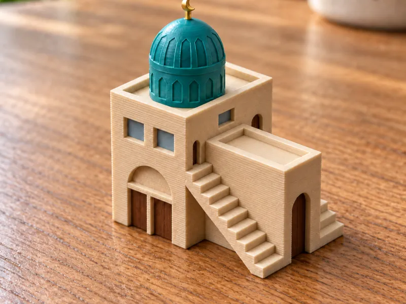 Mesquita em Miniatura com Cúpula