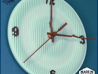 Wavy Design Wall Clock
