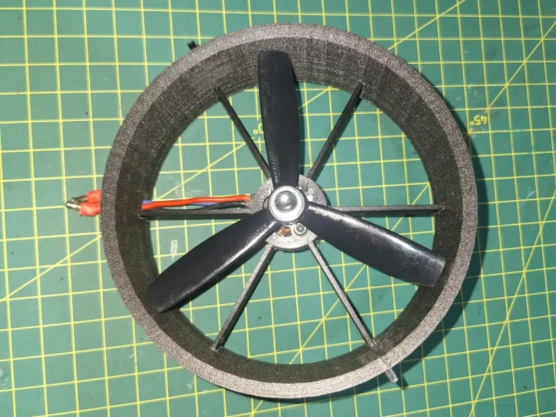 Duct for 5 inch propeller and high kv motor