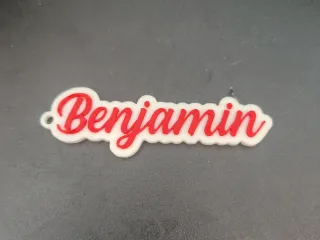 Benjamin keychain - llavero