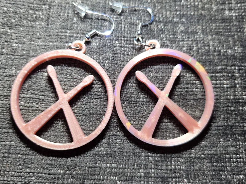 Drummer Earrings