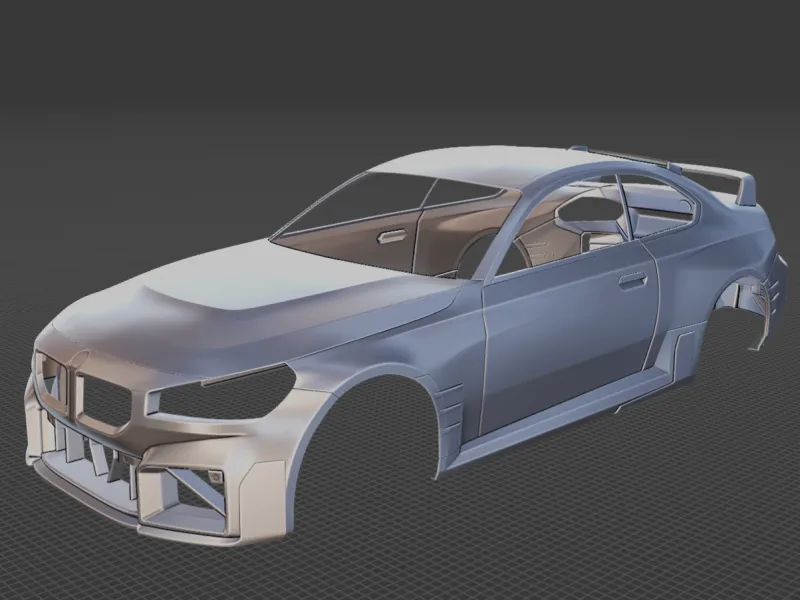 BMW M2 M Body STL