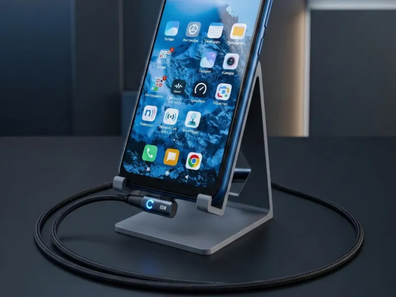 Support de téléphone pour câble de chargement latéral